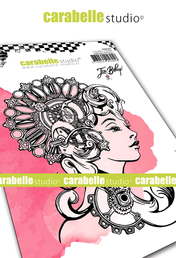 Carabelle Studio - "Cling Stamp A5 (larger size) : "Alexandria" by Jen Bishop *