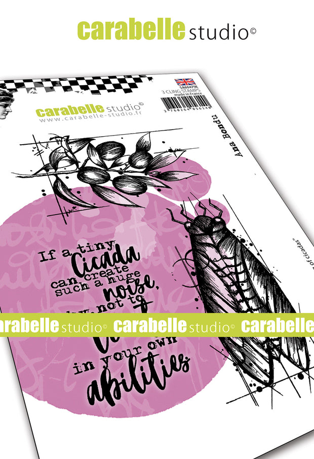 Carabelle Studio - "Cling Stamp A6 : "The Singing of Cicadas" by Ana Bondu *