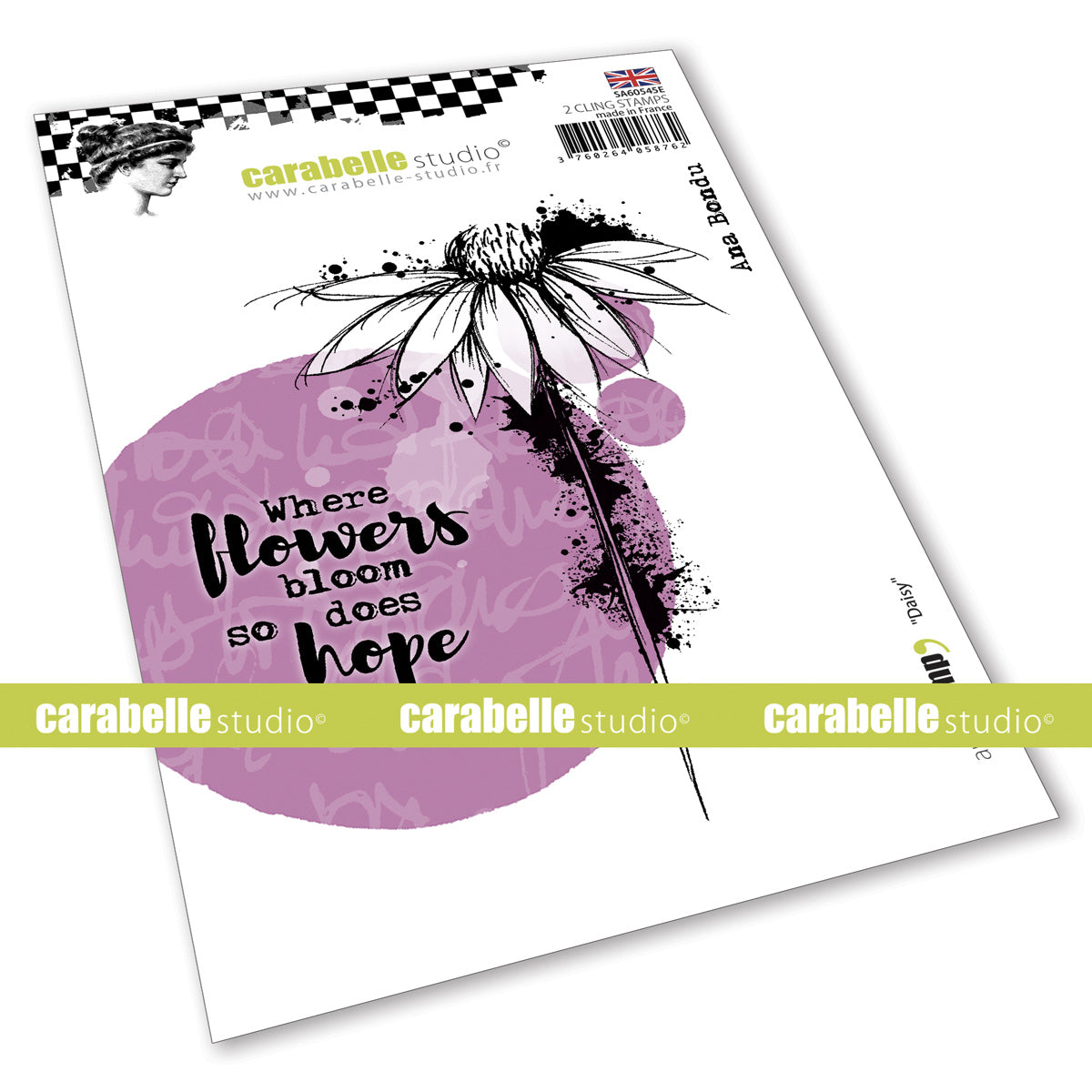 Carabelle Cling Stamp - Daisy by Ana Bondu *