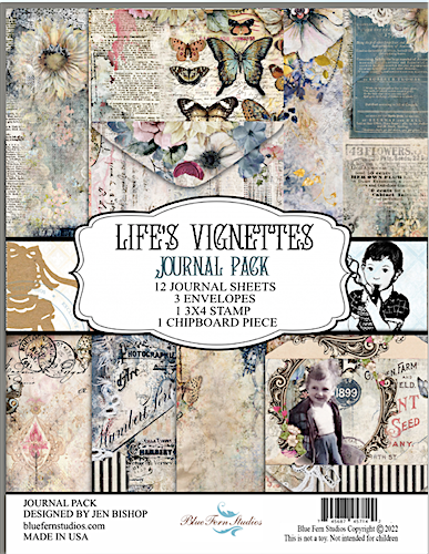 Blue Fern Studios - Life's Vignettes - Journal Pack - By Jen Bishop