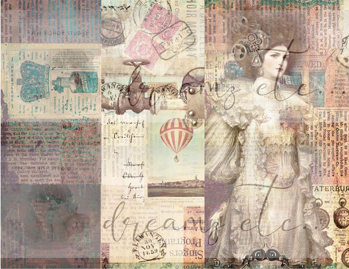 Steampunk Glamour Journal Kit (Bundle) - PHYSICAL KIT