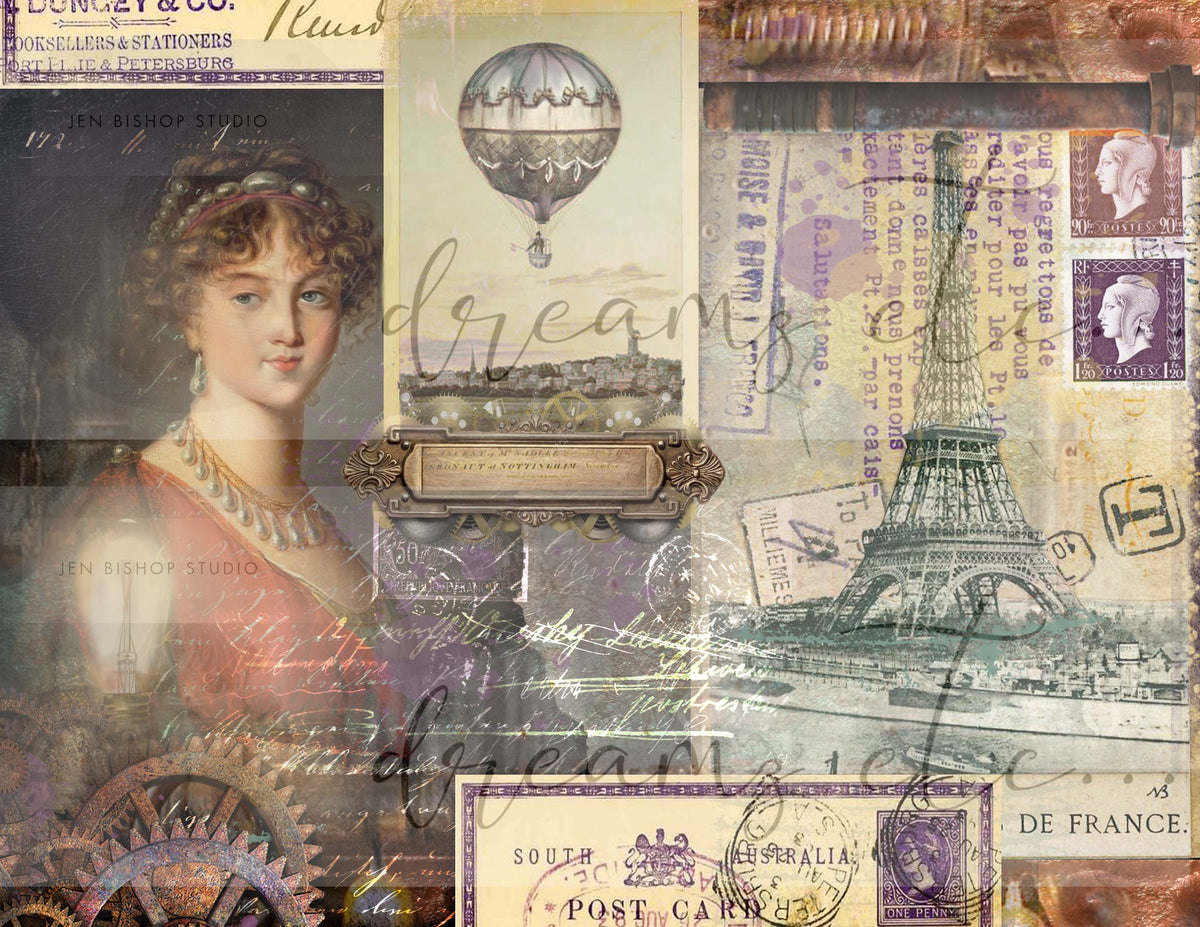 Steampunk Glamour Journal Kit (Bundle) - Digital