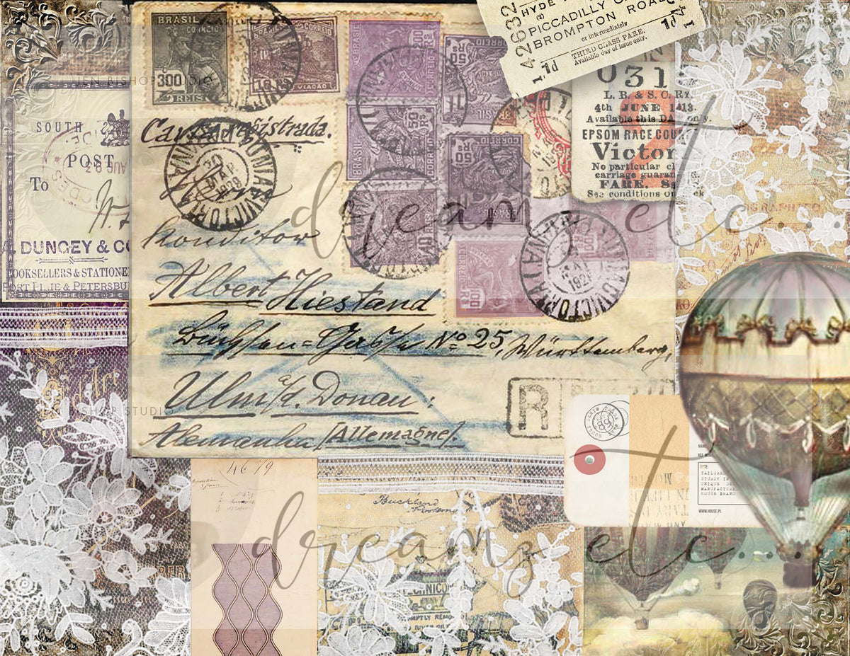 Steampunk Glamour Journal Kit (Bundle) - Digital