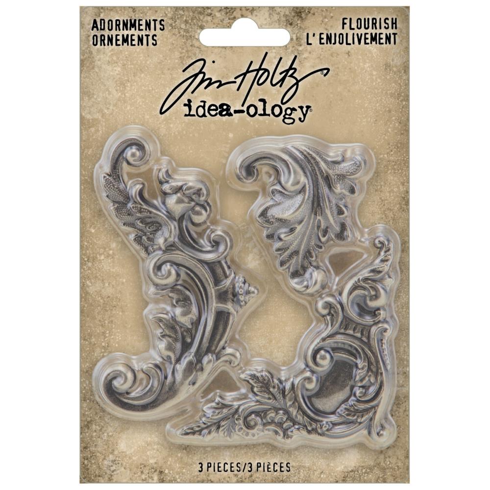 Tim Holtz Idea-Ology Adornments - Flourishes