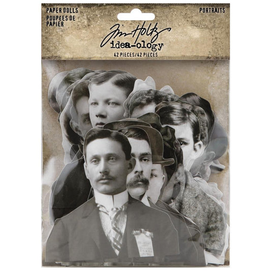 Tim Holtz Idea-Ology Paper Dolls - Portraits