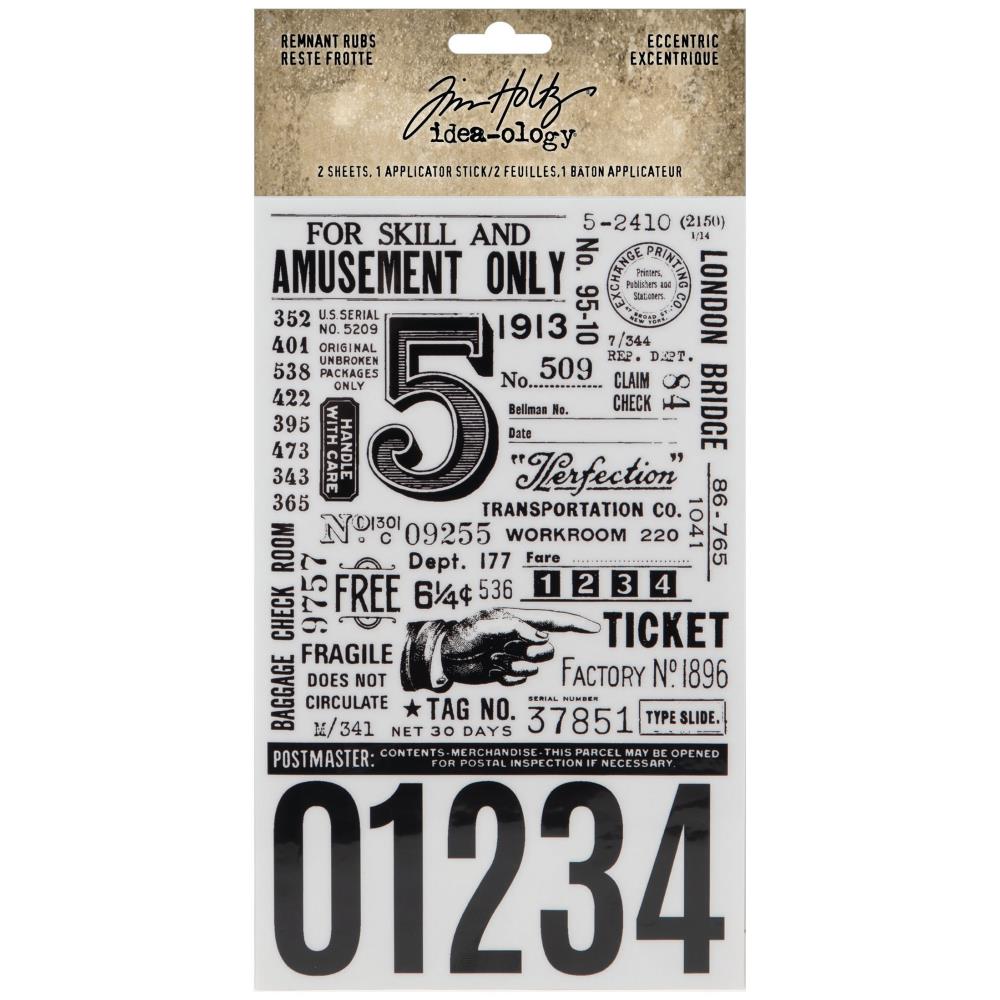 Tim Holtz Idea-Ology Remnant Rubs