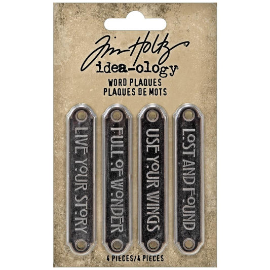 Tim Holtz Idea-Ology Word Plaques