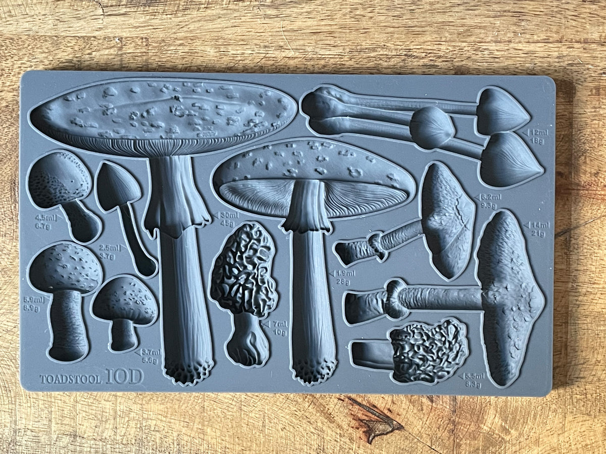 NEW! Decor Mould by IOD - Iron Orchid Designs - Toadstools