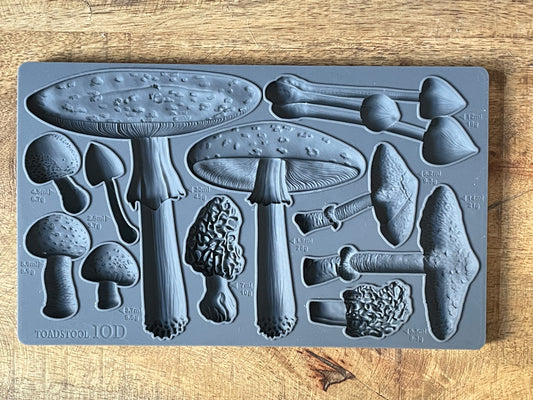 NEW! Decor Mould by IOD - Iron Orchid Designs - Toadstools