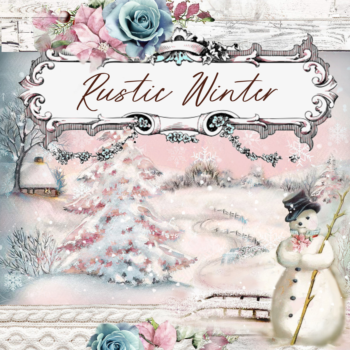 RUSTIC WINTER - Digital Journal Kit - Bundle Pack