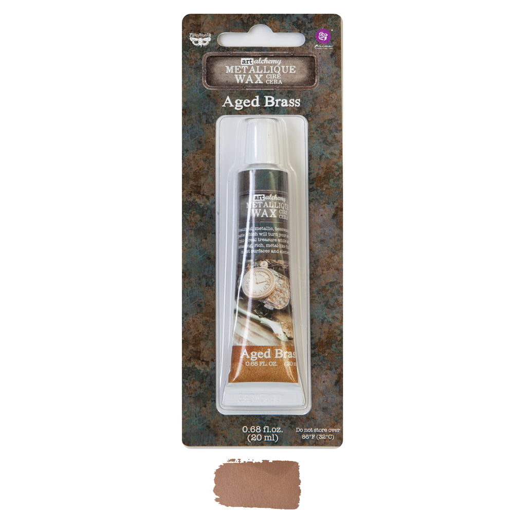 Finnabair Art Alchemy Antique Brilliance Wax - Aged Brass