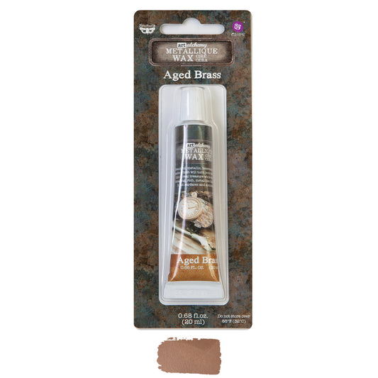 Finnabair Art Alchemy Antique Brilliance Wax - Aged Brass
