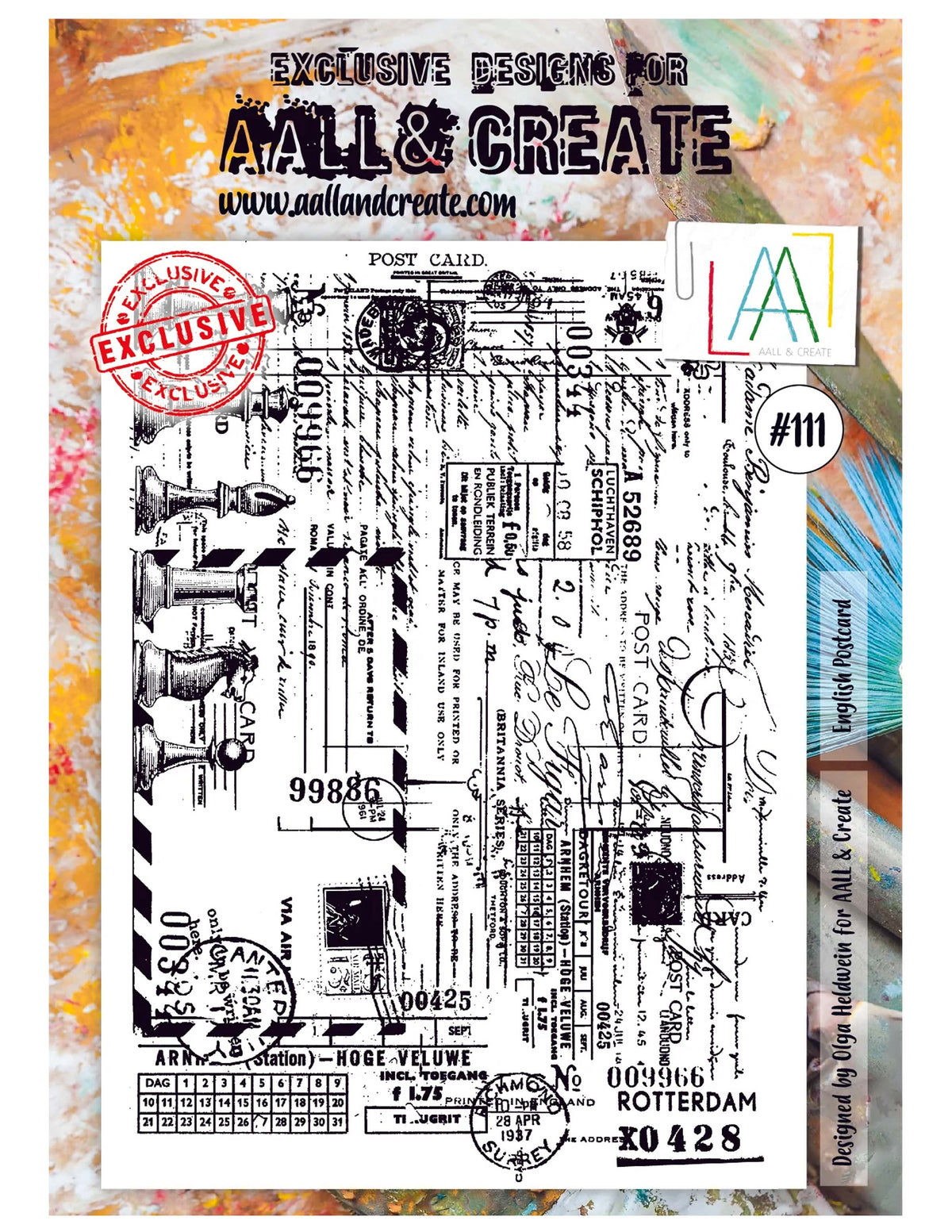 AALL & CREATE - English Postcard - #111 - A4