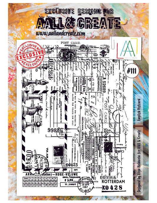 AALL & CREATE - English Postcard - #111 - A4