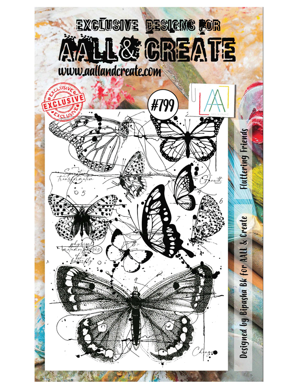 AALL & CREATE - Fluttering Friends - #799 - A6