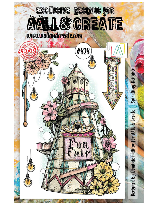 AALL & CREATE - Spiralling Delights - #828 - A5