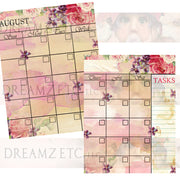 Floral Dreamz Planner Monthly Calendars