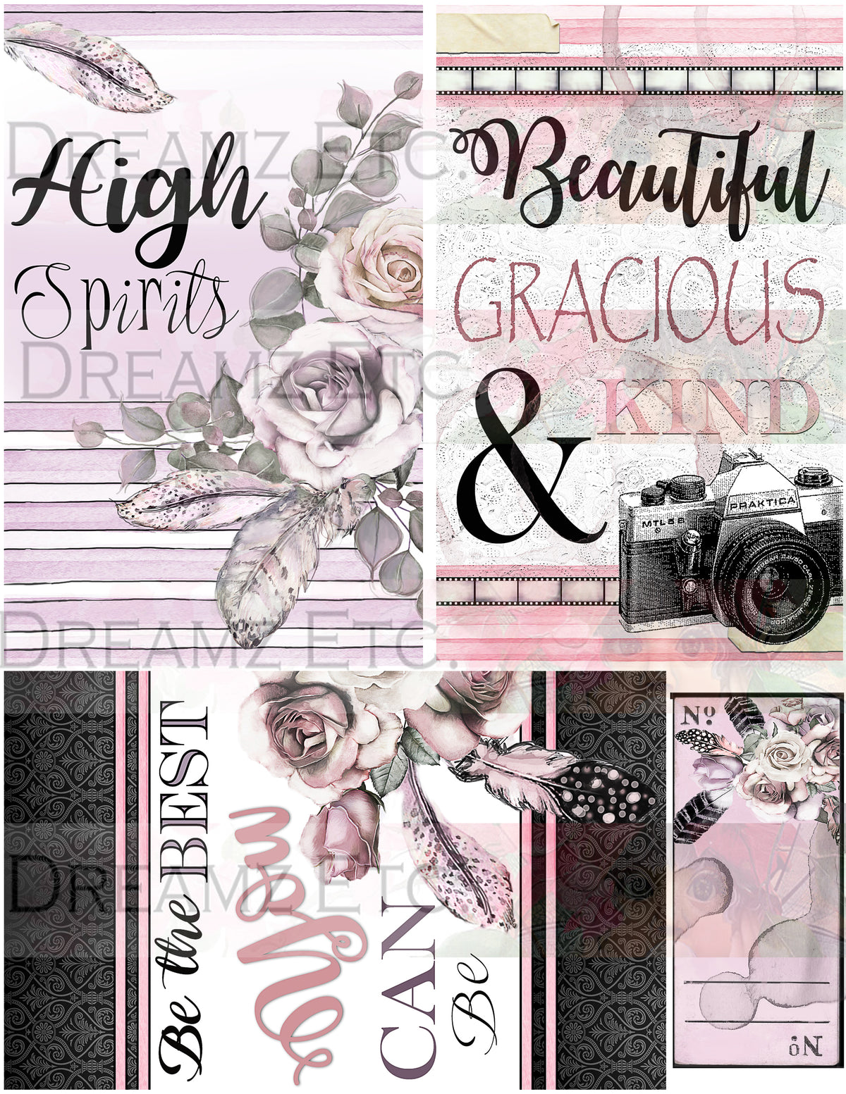 Black Swan - Digital Journal Kit - Bundle Pack