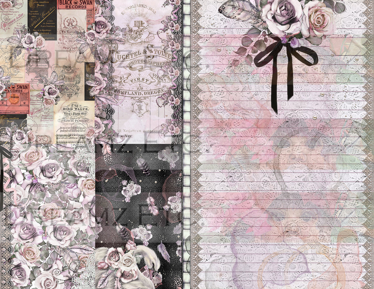 Black Swan - Digital Journal Kit - Bundle Pack