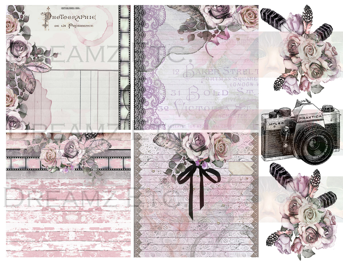 Black Swan - Digital Journal Kit - Bundle Pack