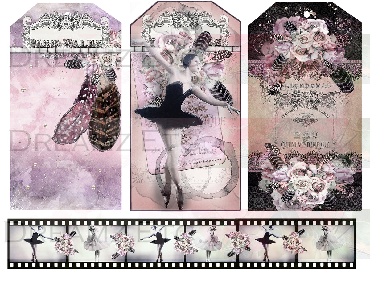 Black Swan - Digital Journal Kit - Bundle Pack