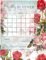 Love Blossoms Monthly Planner 2023 - Digital Collection