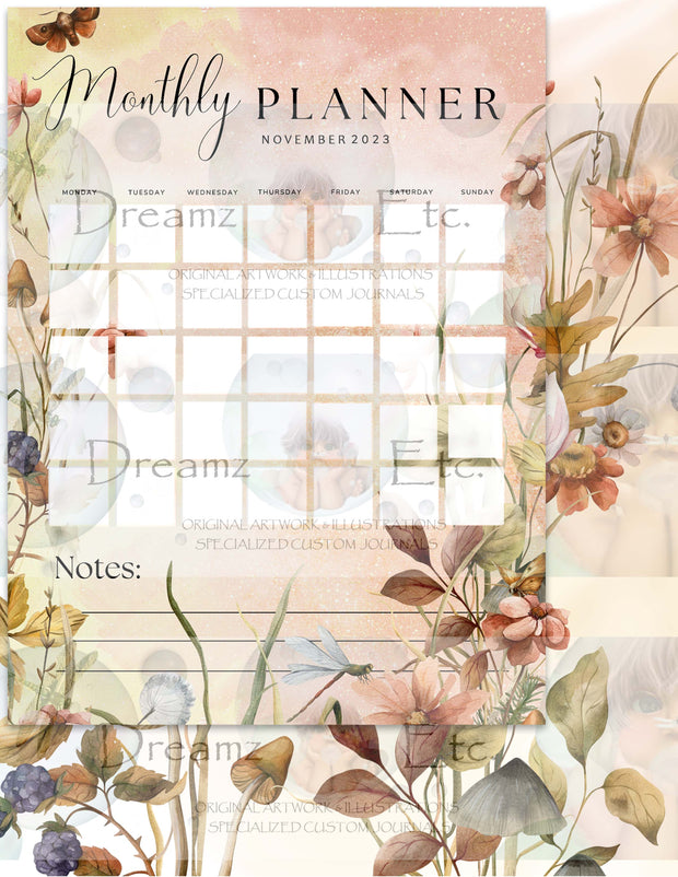 Love Blossoms Monthly Planner 2023 - Digital Collection