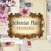 Bohemian Flair - DIGITAL Paper Design - FREEBIES
