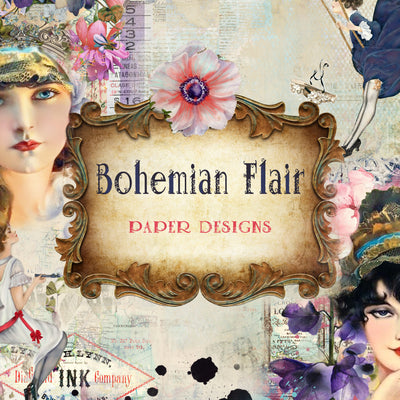 Bohemian Flair - DIGITAL Paper Designs