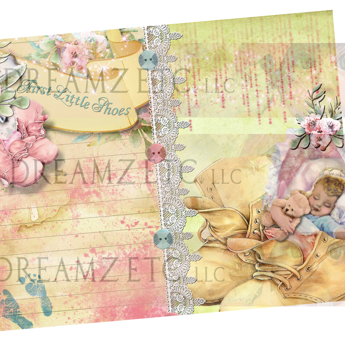 Bundle of Joy Digital Paper Collection - 10 Papers/Designs