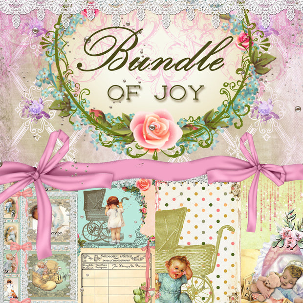 Bundle of Joy Digital Paper Collection - 10 Papers/Designs