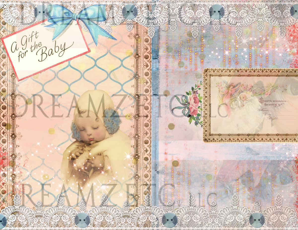 Bundle of Joy Digital Paper Collection - 10 Papers/Designs