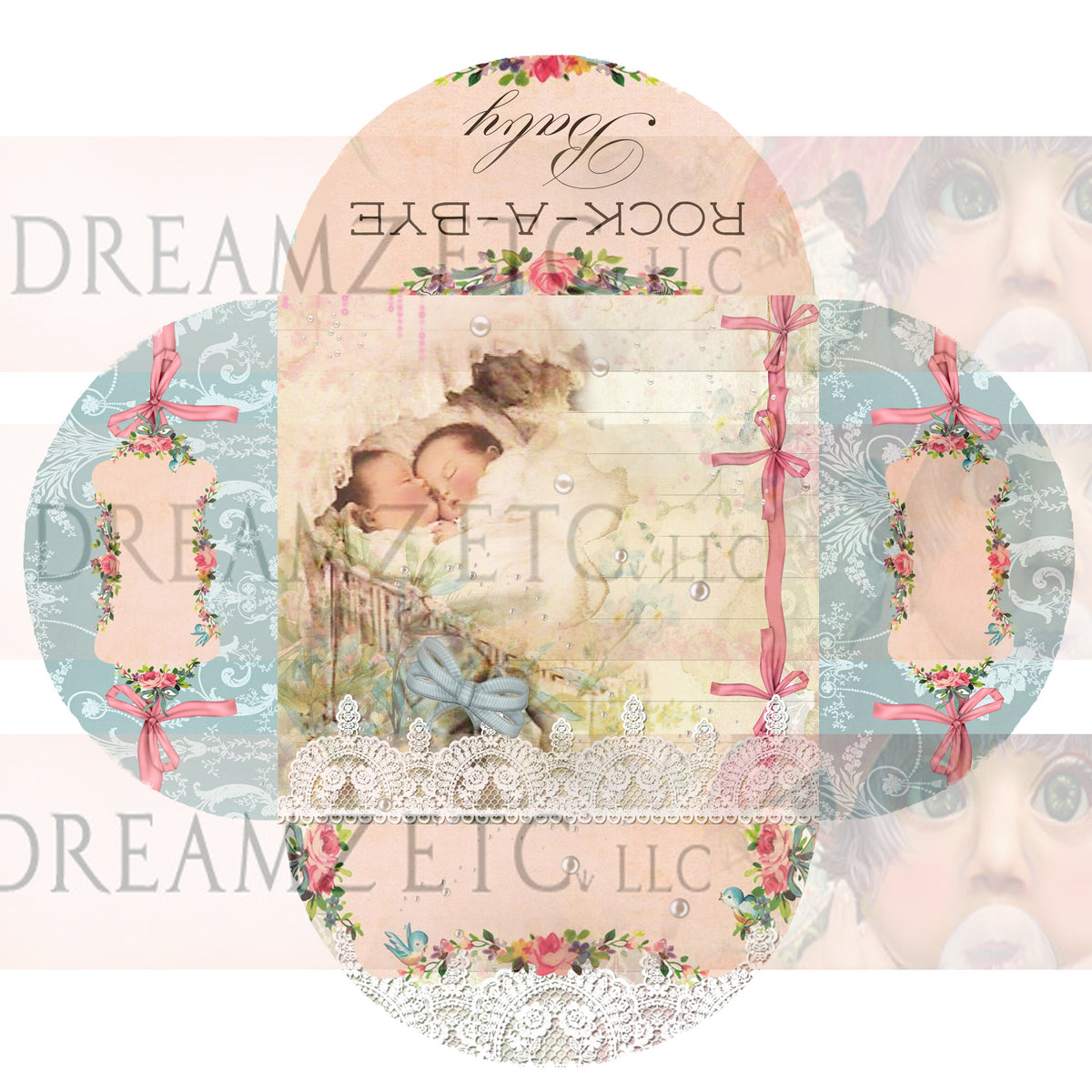 Bundle of Joy Digital Paper Collection - Digital Envelopes & Journal Cards