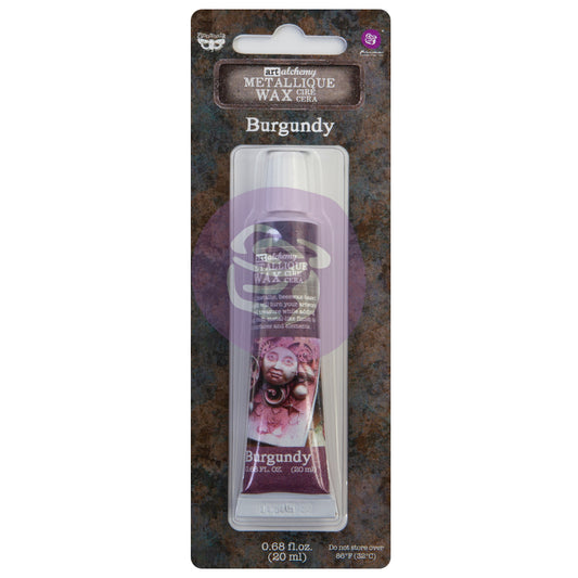 Finnabair Art Alchemy Antique Brilliance Wax - Burgundy