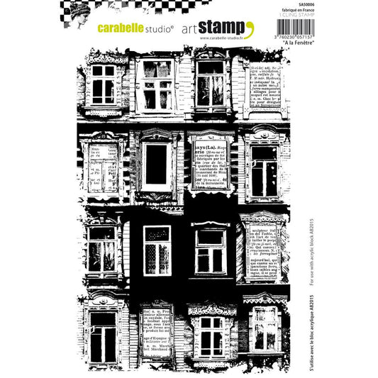 Carabelle Studio Cling Stamp A5 - "At the Window" *