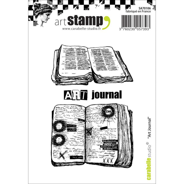 Carabelle Studio Cling Stamp A7 - "Art Journal"