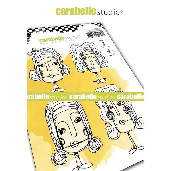 Carabelle Studio - "Cling Stamp A6 : "Face It" by Kate Crane *