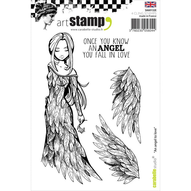 Carabelle Studio Cling Stamp A6 - "An Angel to Love" *