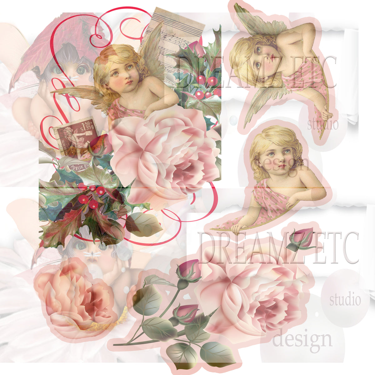 Christmas Remnants - Digital Journal Kit - Bundle Pack