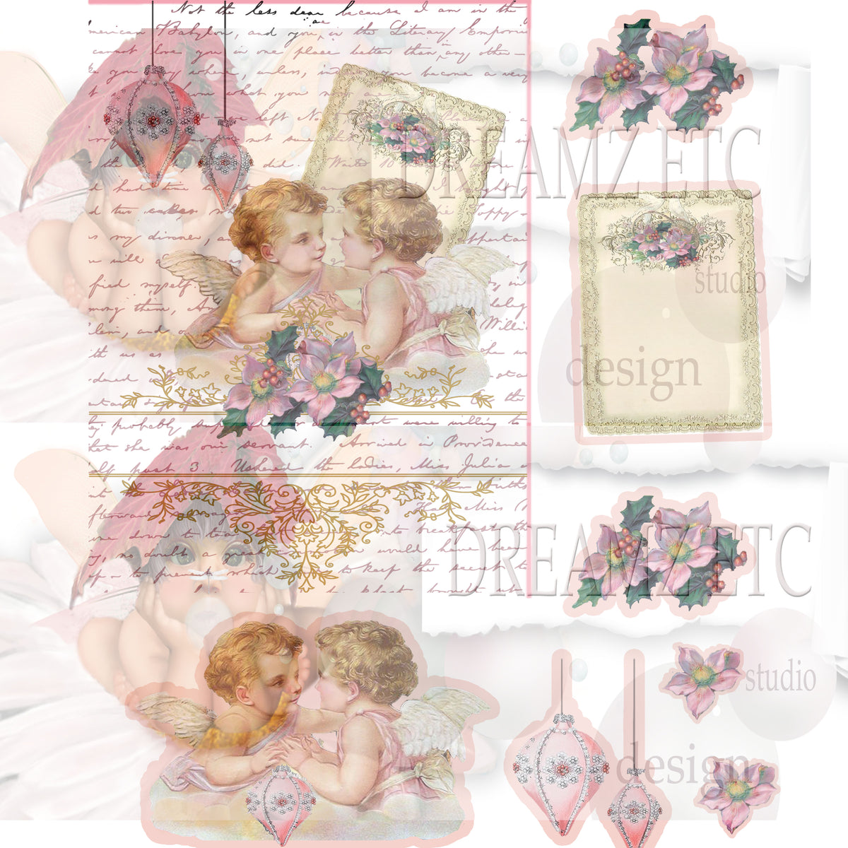 Christmas Remnants - Digital Journal Kit - Bundle Pack
