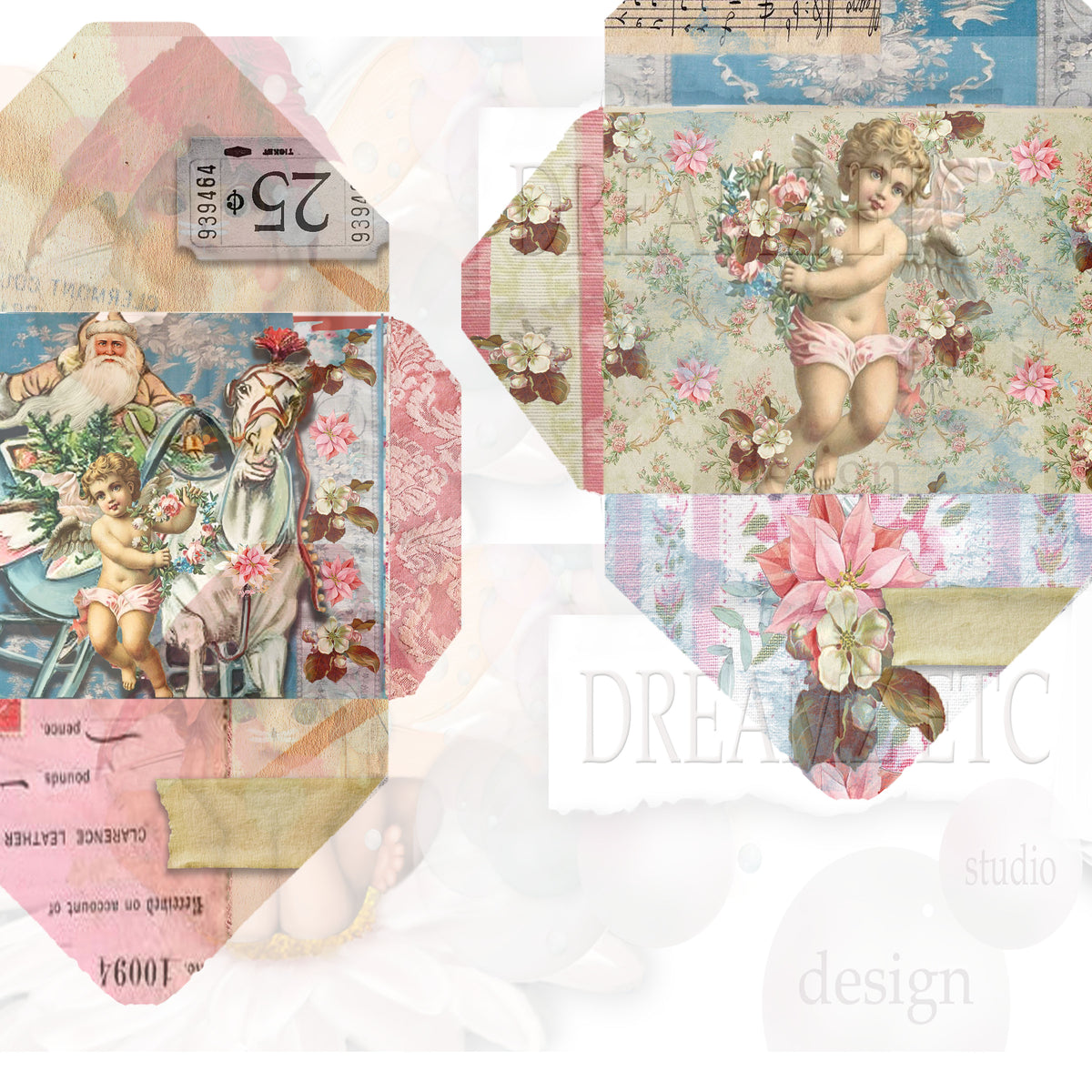 Christmas Remnants - Digital Journal Kit - Bundle Pack