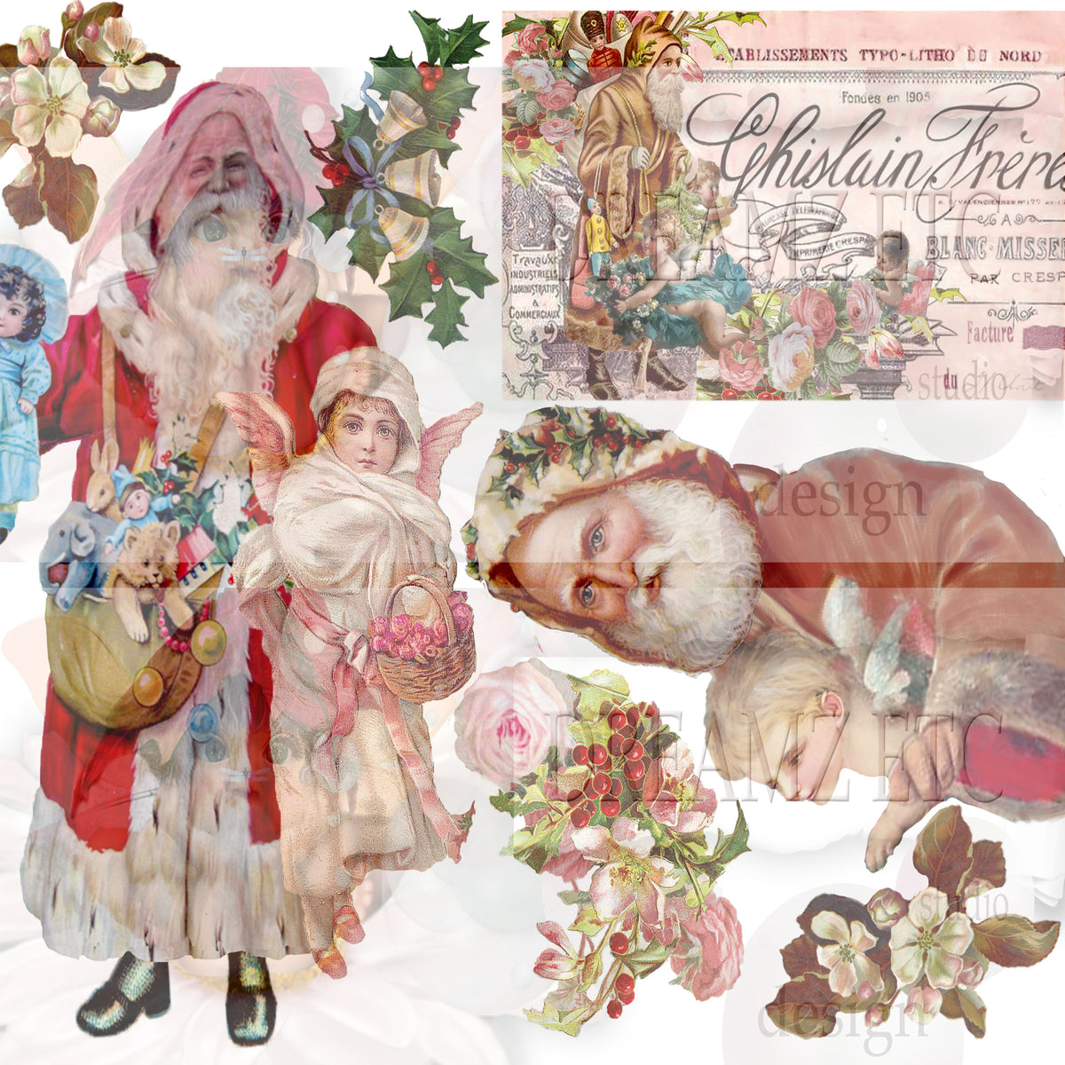 Christmas Remnants - Digital Journal Kit - Bundle Pack