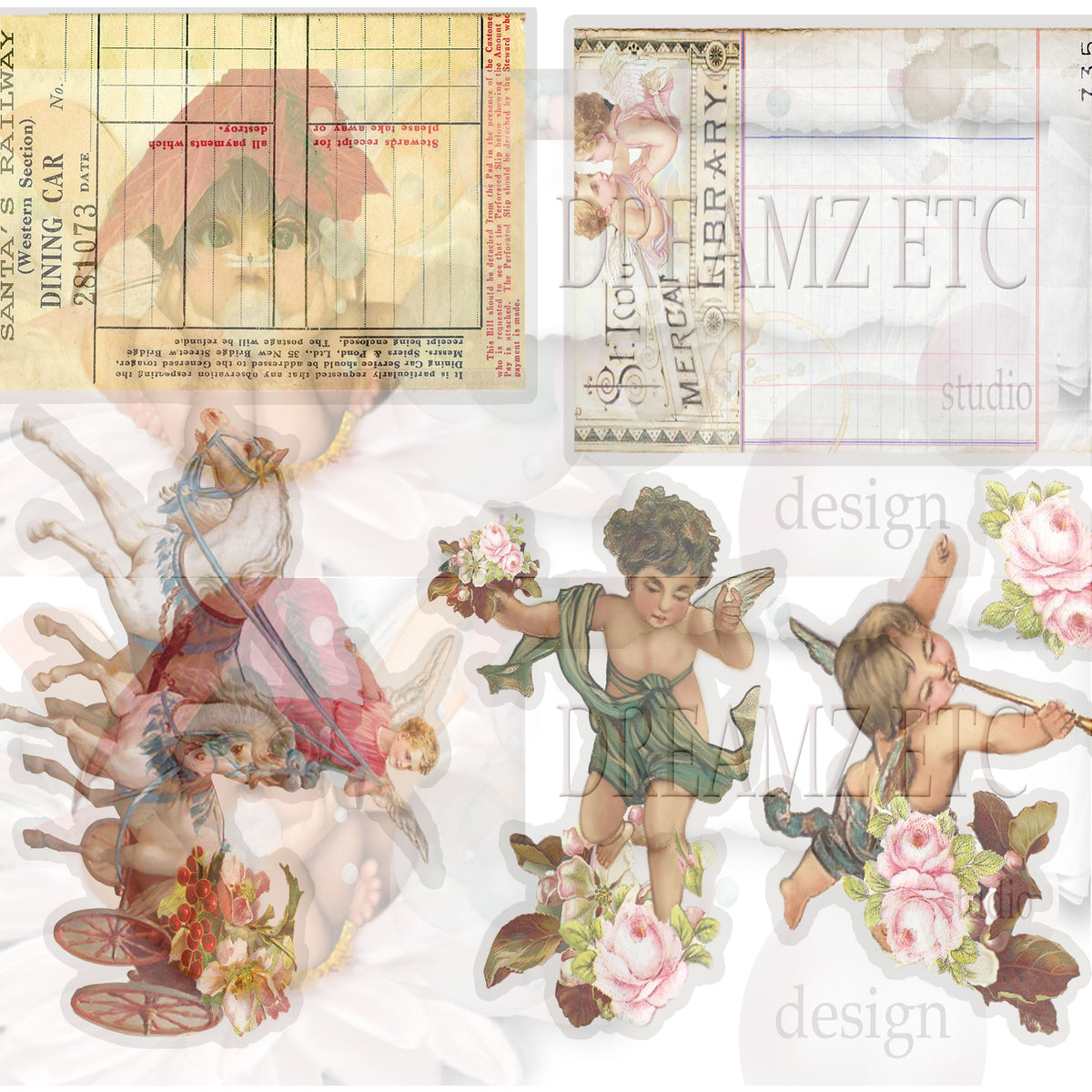 Christmas Remnants - Digital Journal Kit - Bundle Pack