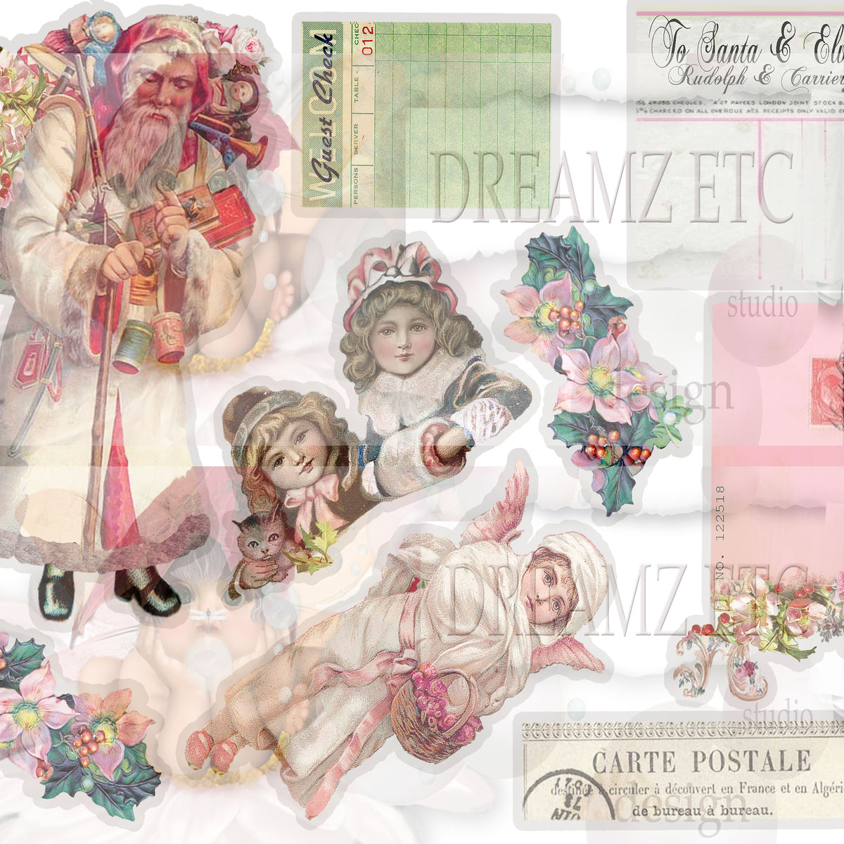 Christmas Remnants - Digital Journal Kit - Bundle Pack