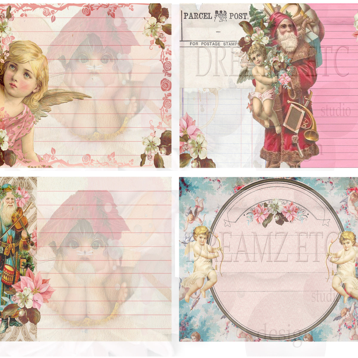 Christmas Remnants - Digital Journal Kit - Bundle Pack