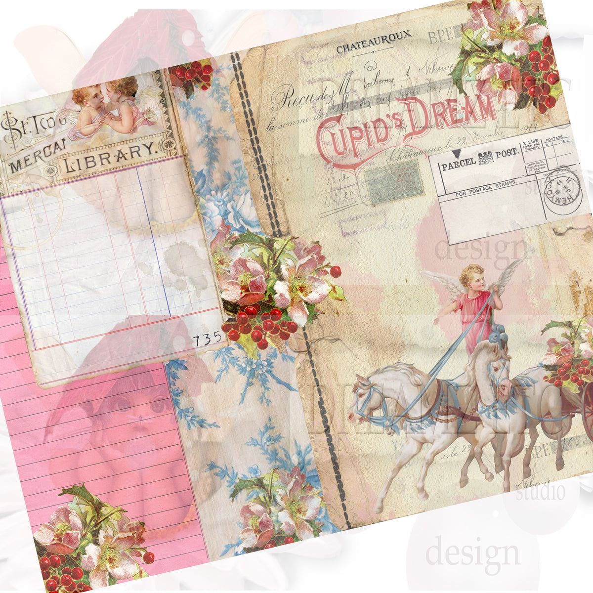 Christmas Remnants - Digital Journal Kit - Bundle Pack