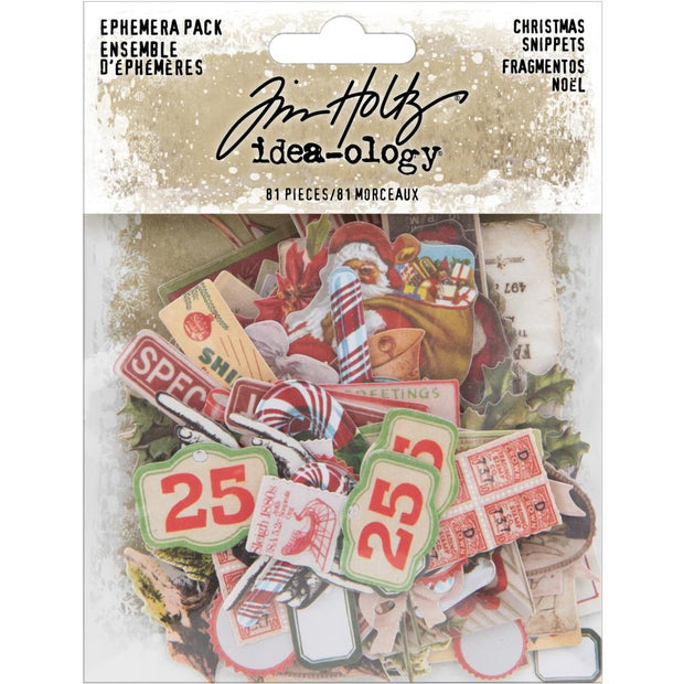 Tim Holtz - Idea-ology - Snippets Tiny Die-Cuts/Christmas - NEW!
