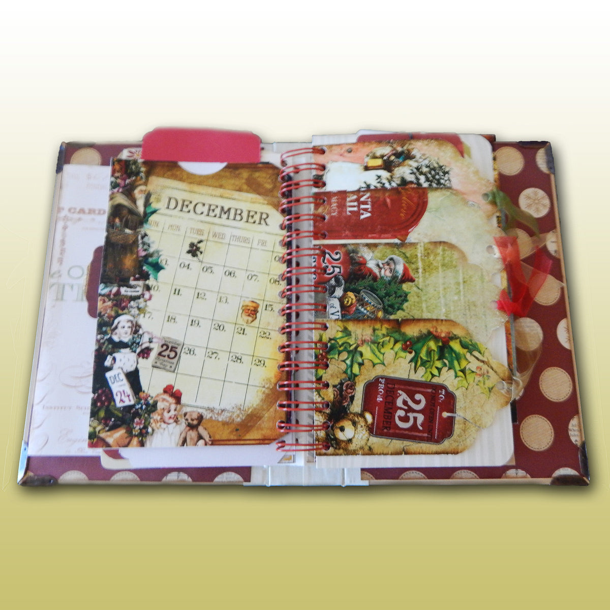 Hand-crafted Spiral Bound Christmas Album
