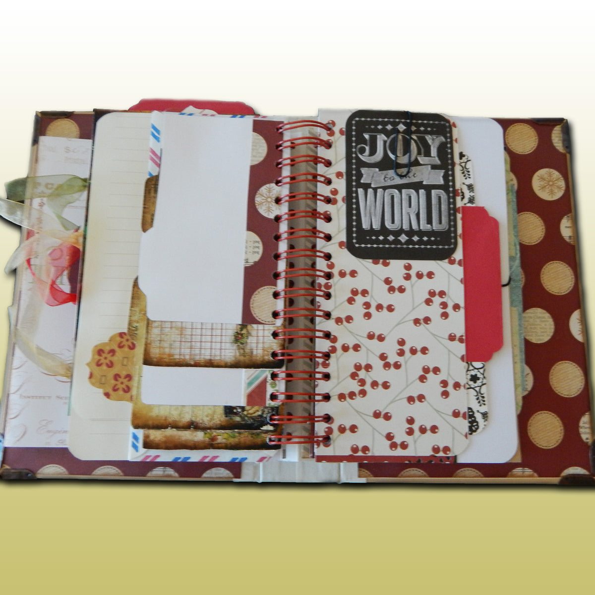 Hand-crafted Spiral Bound Christmas Album