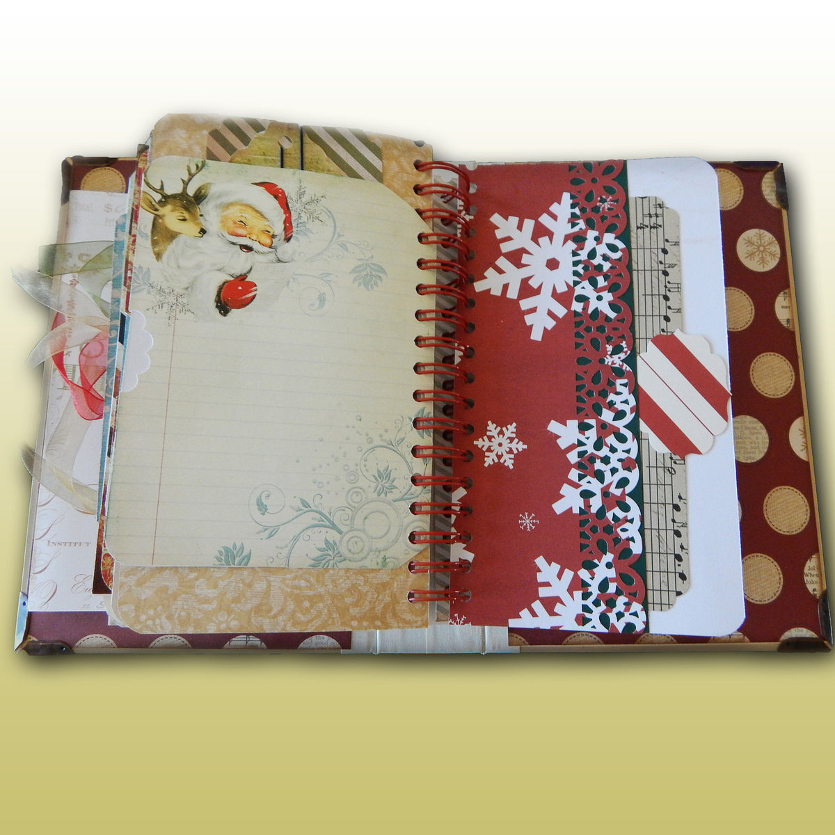 Hand-crafted Spiral Bound Christmas Album